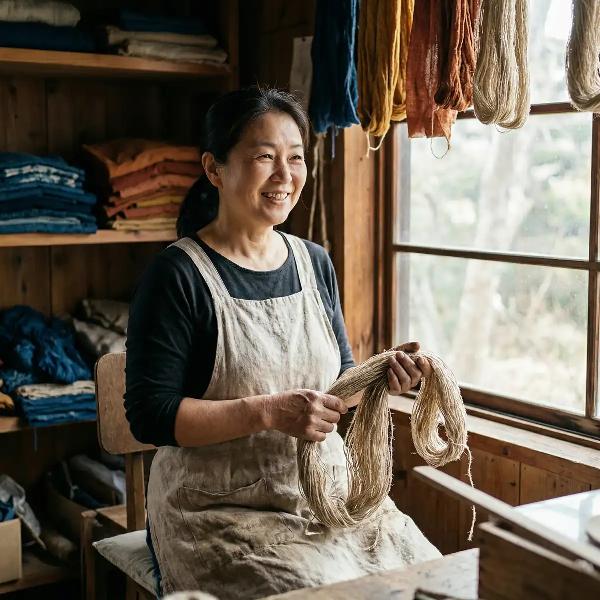 匠人林素云 - 植物染艺传承人 | 麻豆