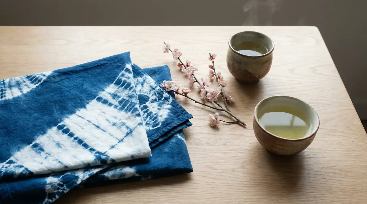 冬之梅染 - 靛蓝冬季植物染 | 麻豆